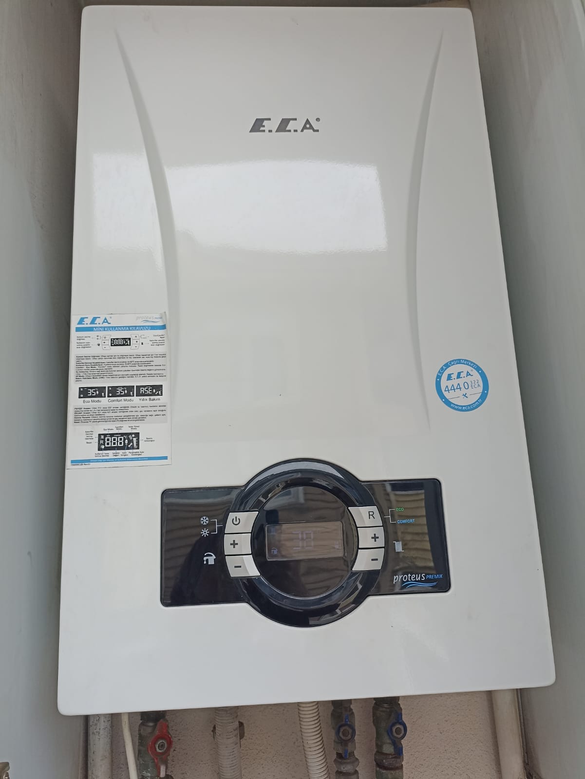 ECA Proteus kombi servisi